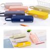 Simple Storage Bag Stationery Box Double-Layer Pencil Case Large Capacity Multi-function