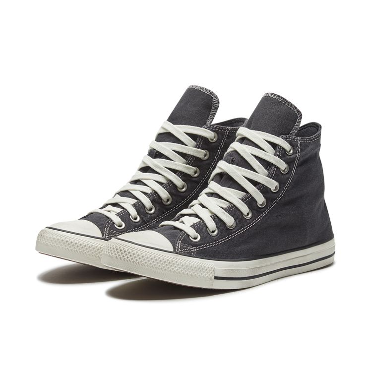 Converse Chuck Taylor All Star Удобные Повседневные Универсальные Высокие парусиновые кеды Унисекс Серые Черные 167960C