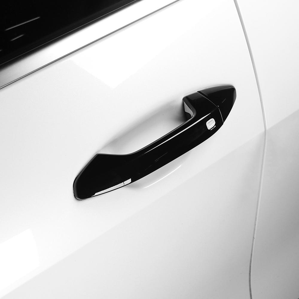 Car Touch-Style Exterior Door Handle in Carbon Fibre Black ABS for Kia Sportage NQ5 2023-2026 Left-hand Drive Exterior Trim