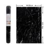 Наклейка на мраморный лист TOTIO, черные обои в мраморном стиле, съемные обои, темный ремейк-лист 80 см x 4 м, глянцевый, толстый, водонепроницаемый, маслянистый, устойчивый к теплу
