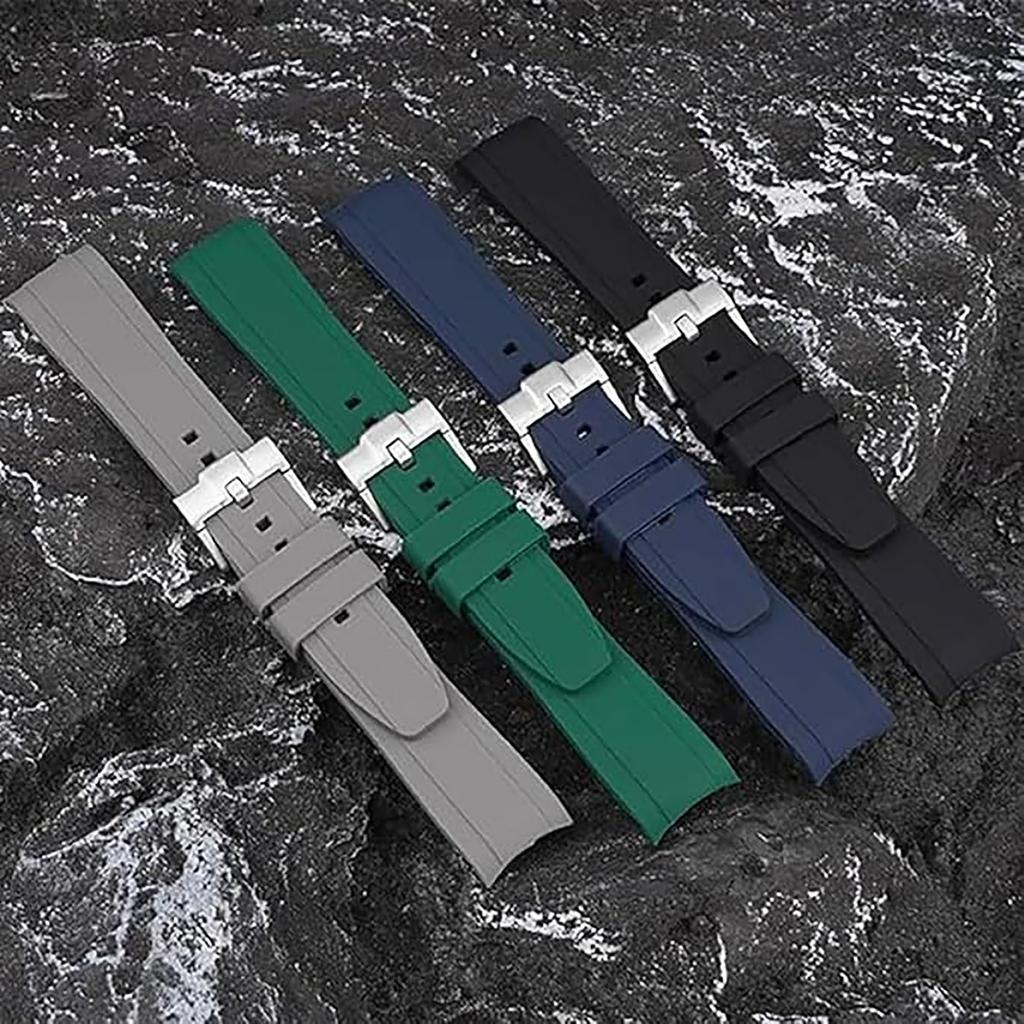 Ремешок для часов 20 мм для и резиновый ремешок для часов с силиконовым водонепроницаемым и включает инструмент для регулировки и пружину Omega, Swatch, MoonSwatch, Omega,