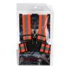 SK11 Stretch Reflective Adjustable length and waist Made of elastic material for excellent Vest, 1pc, Hi-Vis Orange. size. stretch.