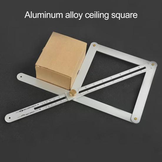 Diagonal Square Ruler Corner Angle Finder High Precise Easy To Use Portable Miter Saw Bevel Gauge Woodworking Ruler
