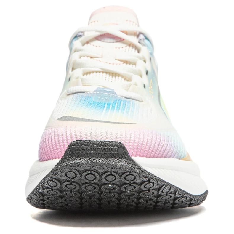 Li Ning Мягкие Дышащие Низкие Повседневные Кроссовки Женские Сине-Розовые AGLU022-5