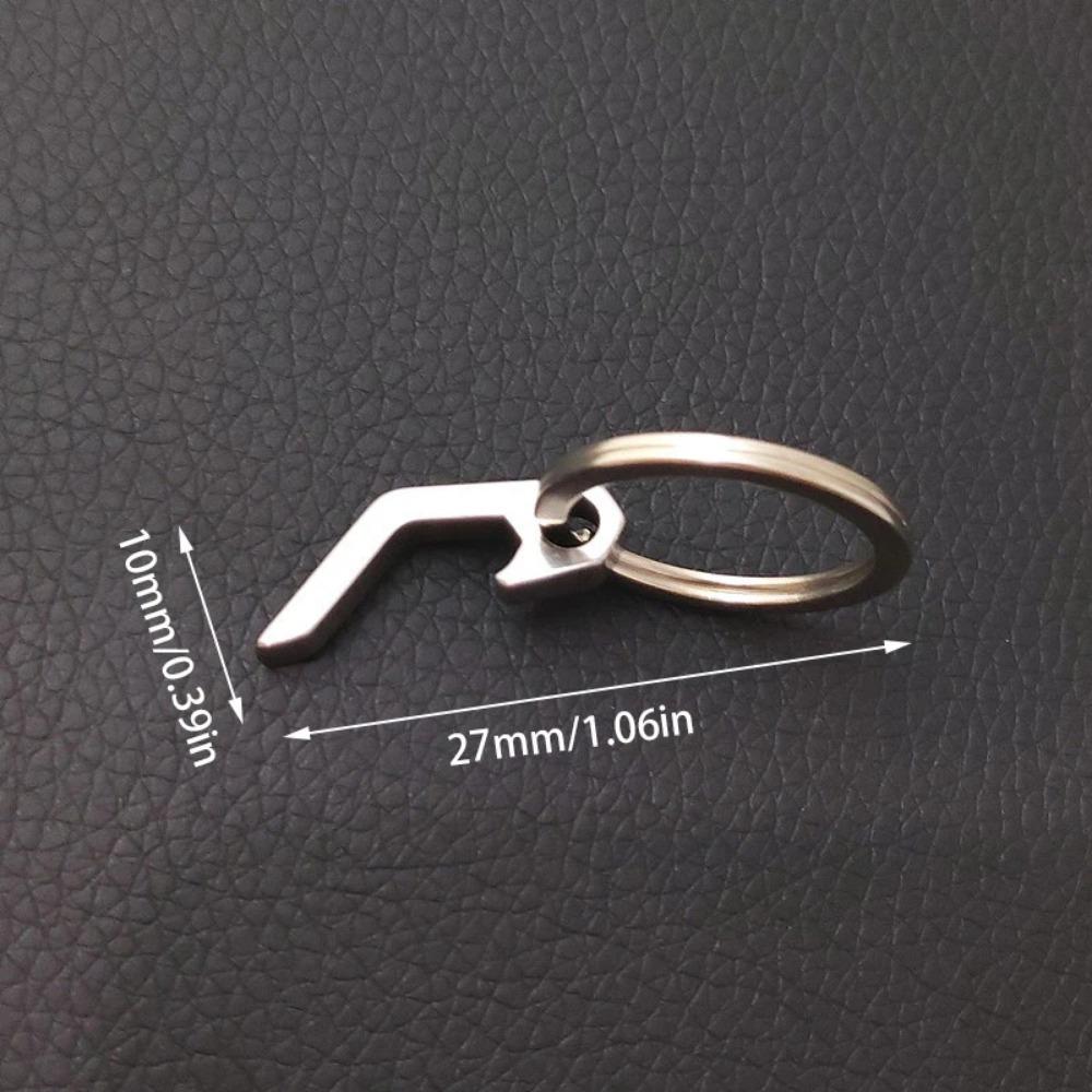 3Pcs/Set Portable Stainless Steel Beer Bottle Opener Keychain for Men Mini Metal Bottle Can Opener Kitchen Gadgets Keyring