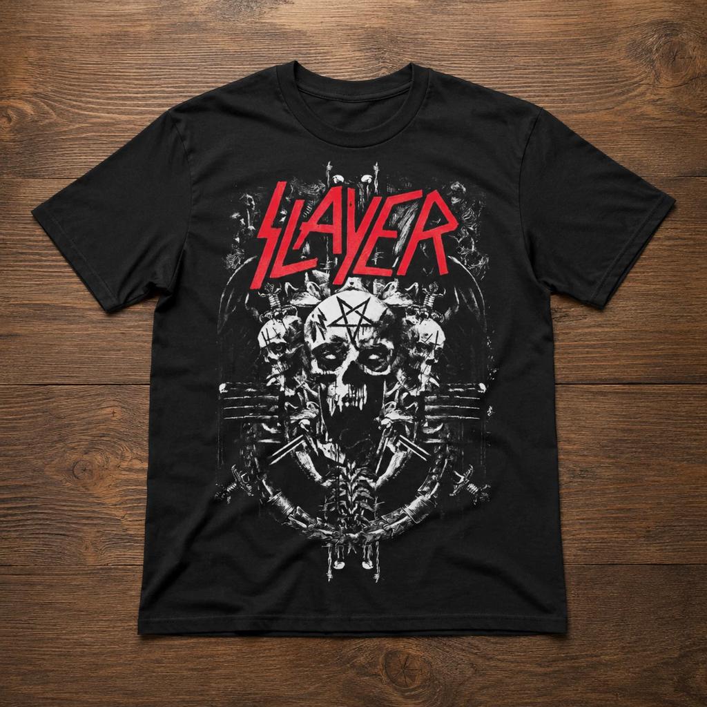 SLAYER Heavyweight T-Shirt 220 GSM | Men’s Women’s Premium Regular 100% Cotton