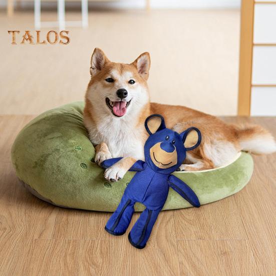 Небьющаяся игрушка для жевания медведя для агрессивных любителей жевать, небьющаяся мягкая игрушка-медведь, интерактивная пищащая игрушка для маленьких, средних и больших собак