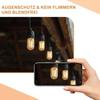 Lot de 4 ampoules LED - NETTLIFE - Rétro Edison T22 - E14 - 2W - 2700K