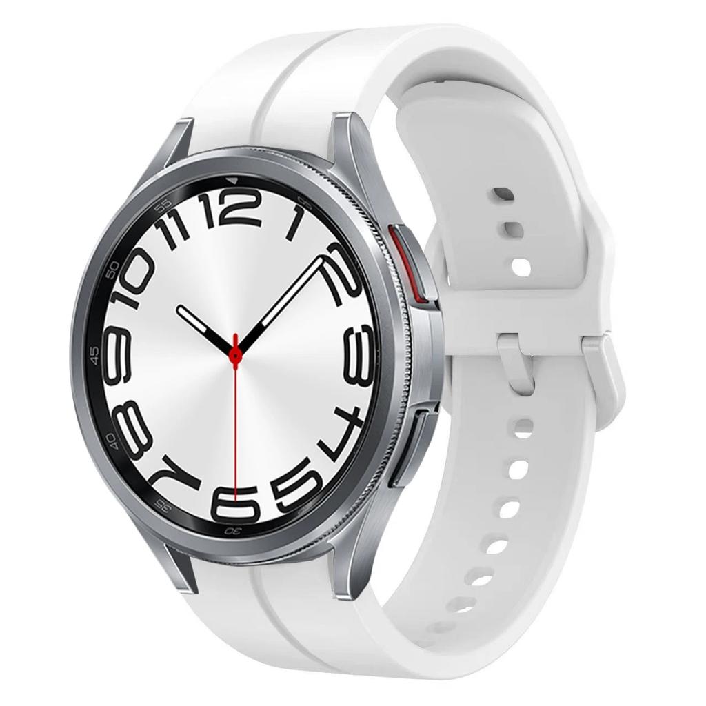 Силиконовый ремешок без зазоров для Samsung Galaxy Watch 7/6/5/4 44мм 40мм 5Pro 45мм Браслет Galaxy 6 Classic 47мм 43мм 46мм Correa