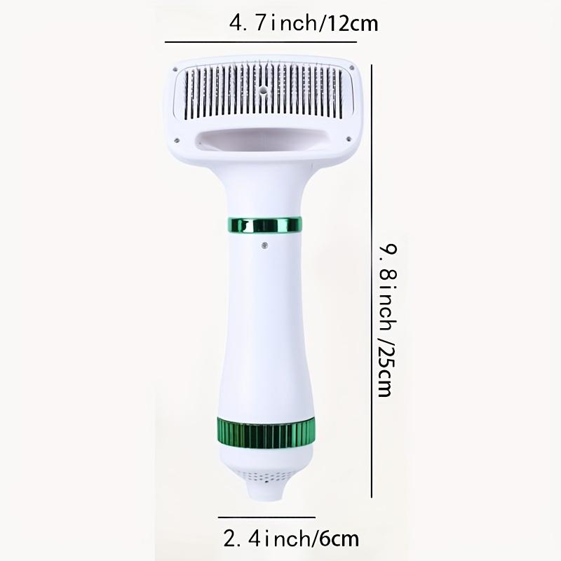Pet Grooming Dryer, 2-in-1 Portable Pet Hair Dryer And Grooming Brush For Dogs And Cats - Smooth And Efficient Drying, Reduces Shedding And Tangles