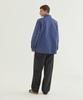 Covernat Garment Washed Coverall Jacket Royal Blue
