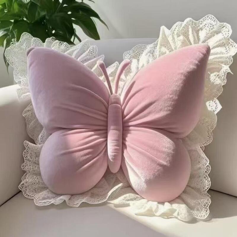 Princess Butterfly Office Pillow Living Room Bow Bedroom Car Sofa Cushion Home New Pillow Room