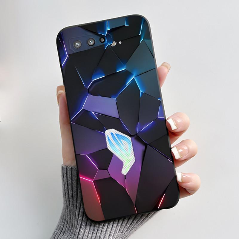 Чехол для Asus Rog Phone 5 Rog 5s ZS673KS ZS676KS Чехол Роскошный Дракон Милый Крутой Для Мальчиков Девочек Мягкий Черный Матовый Силиконовый Задний Чехол