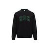 Reebok Letter Embroidery Casual Sports Knit Pullover Sweatshirt Unisex Sweatshirt Black 24SRC305UGH0