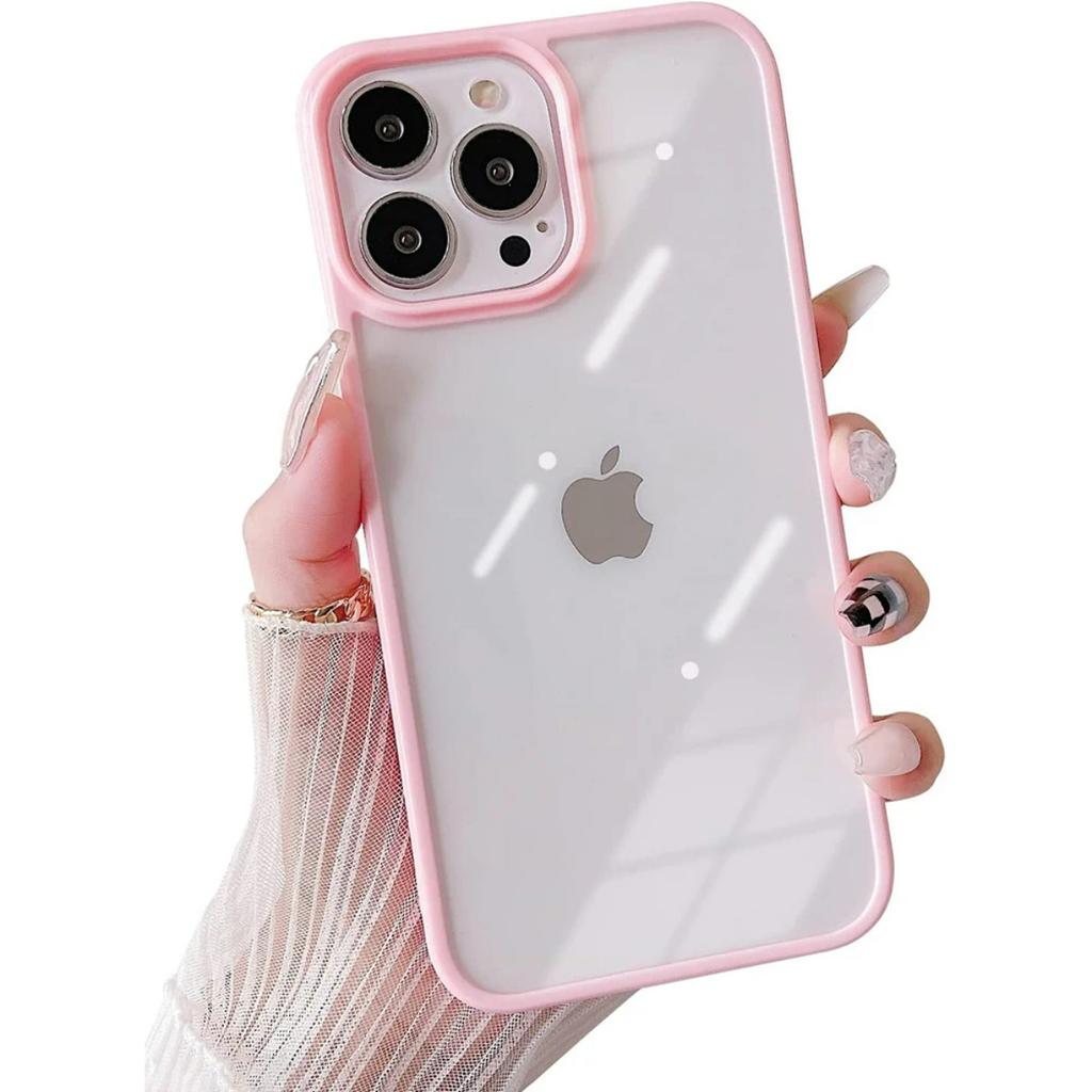 Противоударный силиконовый чехол-бампер Candy для телефона iPhone 14 11 12 13 Pro Max X XS XR 8 7 Plus SE, прозрачная защитная задняя крышка