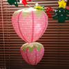 Special-shaped Strawberry Lantern Handheld Hanging Lantern Ball Paper Lantern  Party Decoration