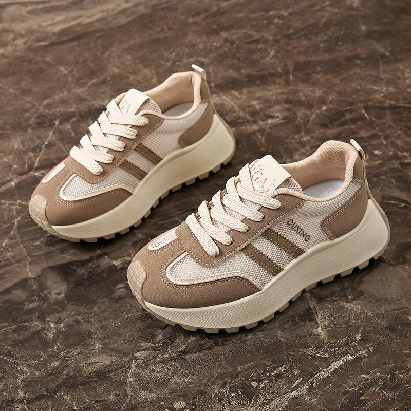 Ins корейская версия кроссовок для пап на платформе весна 2025 года, новые уличные кроссовки для бега и занятий спортом для студентов, повседневная обувь HY2515