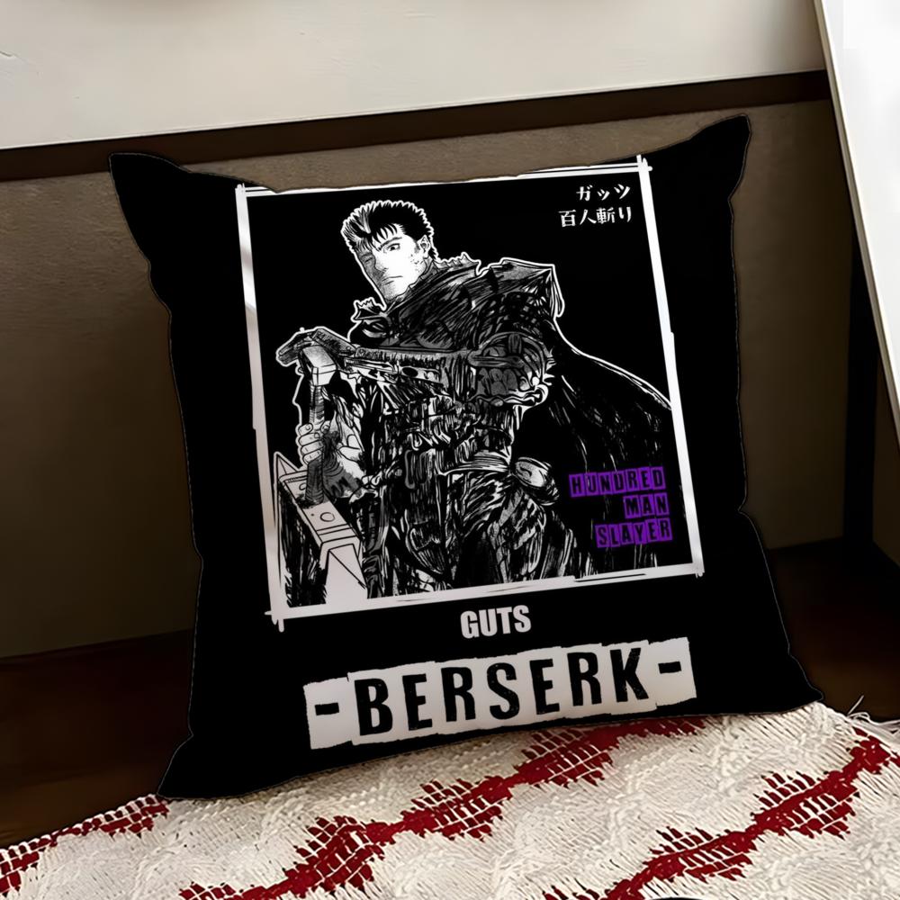 Cool BBerserkS Cushion Cover Reversible Soft Durable Pillow Cover Home  Car MultiScene Use for Daily Comfort