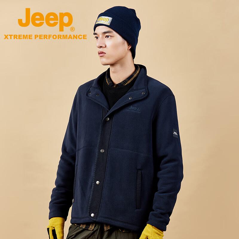 Jeep Мужская водонепроницаемая флисовая куртка для активного отдыха
