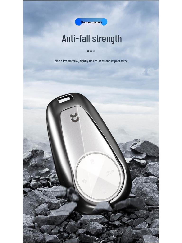 High-End NFC Protective Shell Buckle for NIO ES8/ES6/EC6 Car Key Cards (2023 Model)