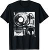 DJ-проигрыватель Кассетные наушники Ретро-музыка Футболка