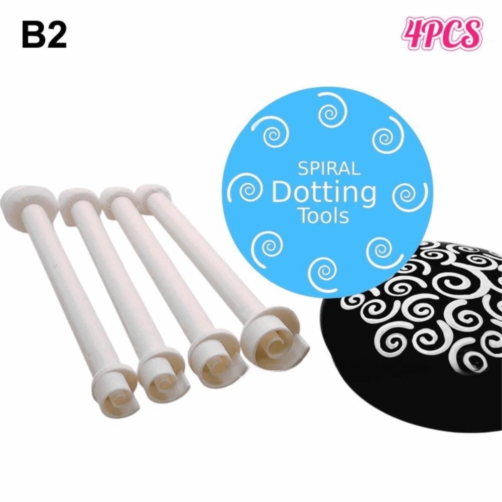 4pcs Moon Pattern Art Stamp Pen Reusable Dot Painting Pen New Embossing Tool for DIY Graffiti