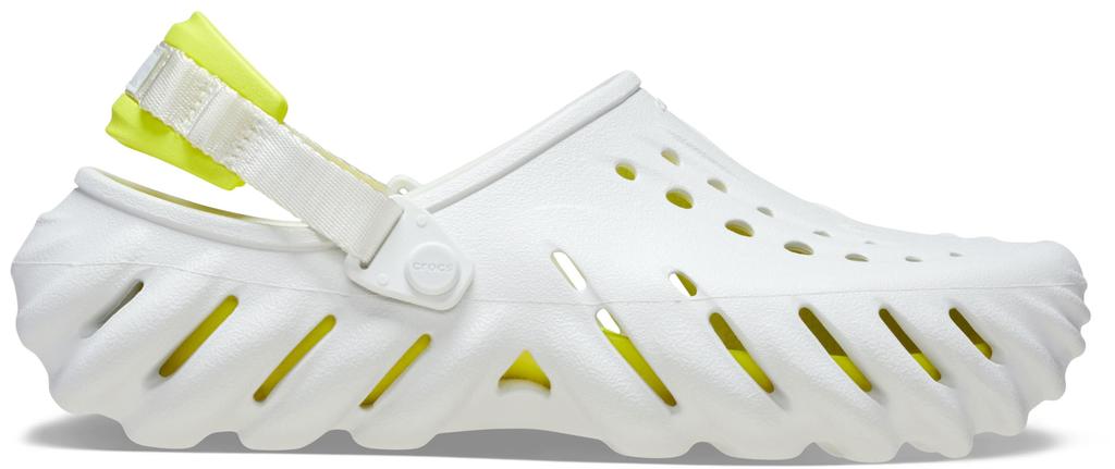 Crocs Echo Clog Sandals Moonlight 207937-1NK (White X Yellow/Size 28.0/Men's, Women's)
