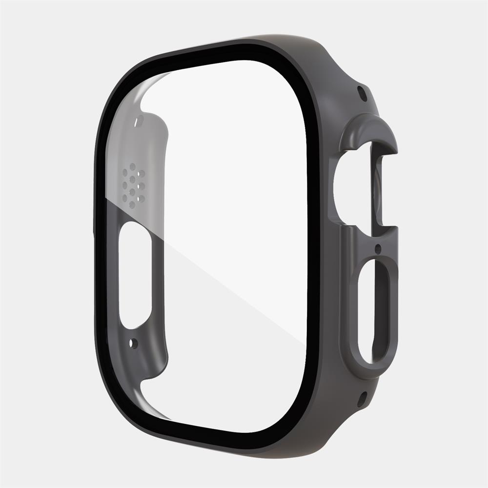 Glass+Case For Apple Watch Ultra 49mm smartwatch PC Bumper+Screen Protector Tempered Cover iwatch series Ultra 2 3 Accessories