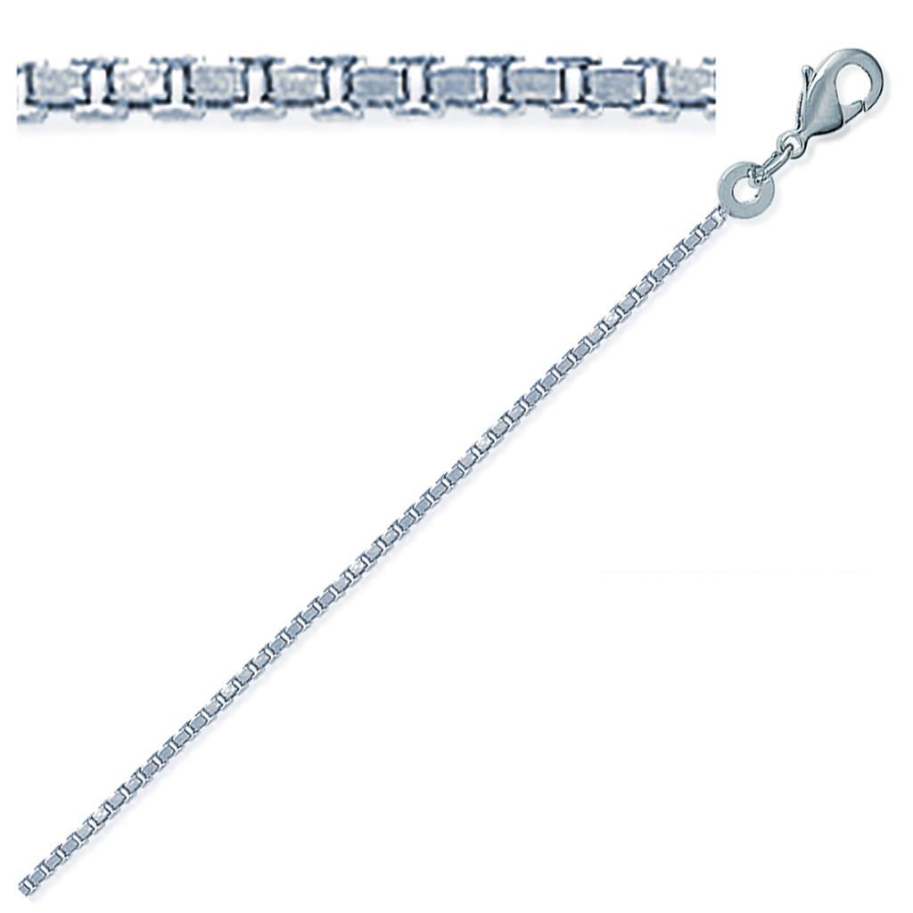 Les Trésors De Lily [C7435] - Silver 'Venetian' Silver Chain - 45 Cm 1.5 Mm