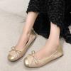 Fashion 2025 Fashion Shallow Women's Flats New Sequins Daily Hot Sale Butterfly-knot Light Soft Bottom Comfortable Flat Low Heelszapatos