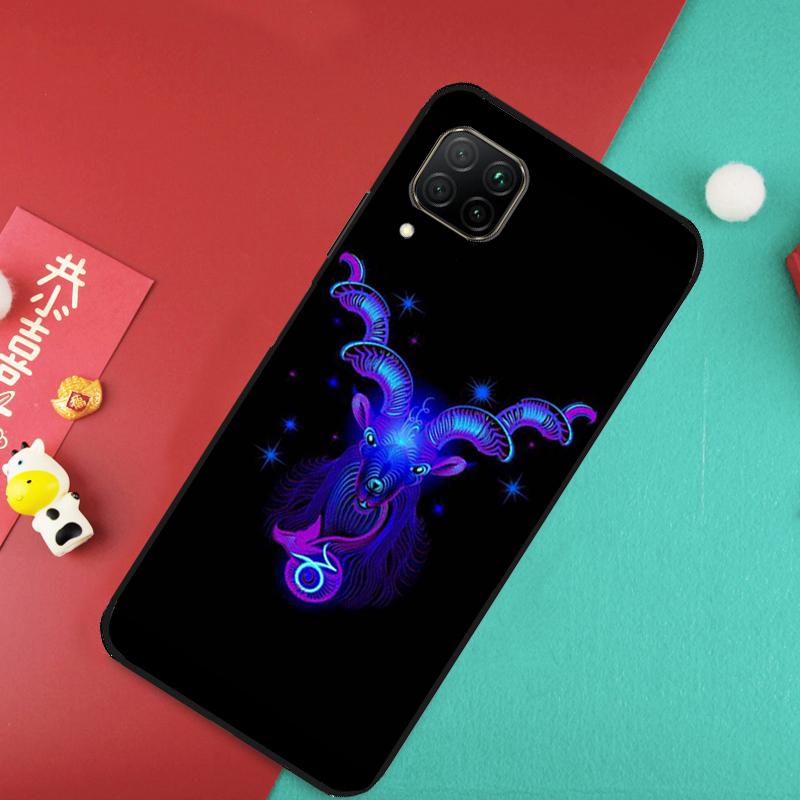 Неоновые Знаки Зодиака Для Huawei Nova Y73 Y70 Y72 Y60 Y90 Y61 Y91 8i 7i 11i 12i 12s 9 10 SE P20 P30 P40 Lite Чехол