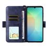 For Samsung Galaxy A06 5G/4G Leather Case Magnetic Closure Wallet Stand Phone Cover with Crossbody Strap