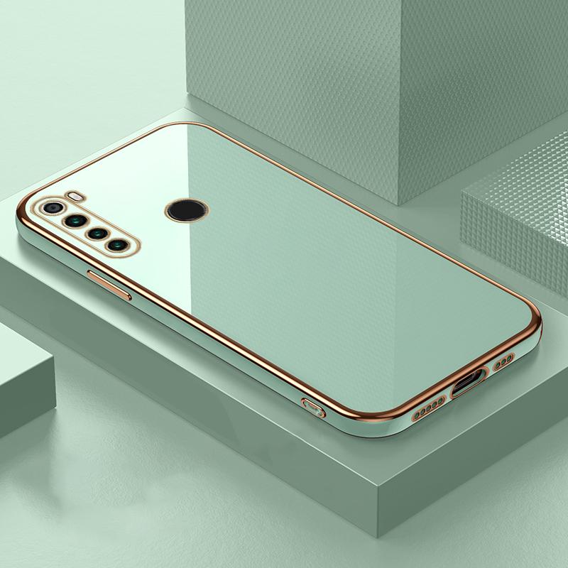 Роскошный силиконовый чехол для телефона с квадратным покрытием для Xiaomi Redmi Note 8 2021 8T 8A 7 5 Pro, ультратонкий защитный чехол, мягкая задняя крышка