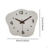Indoor Wall Clock Home Decor Easy To Use Wear-Resistant Sturdy Silent Hanging Creative