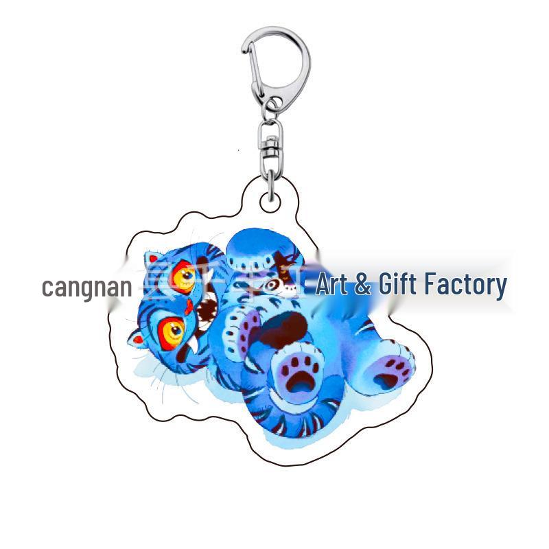 K-pop Брелок для ключей с женской группой «Охотники на демонов»: Милый акриловый брелок для школьной сумки Lumi, Zoe, Mira & Qin Yu