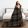 Yellow Tartan Blankets  Warm Novelty Plush Bedding Throws For Boy Girl Couch Chair Flannel Bedspread Bed Cover