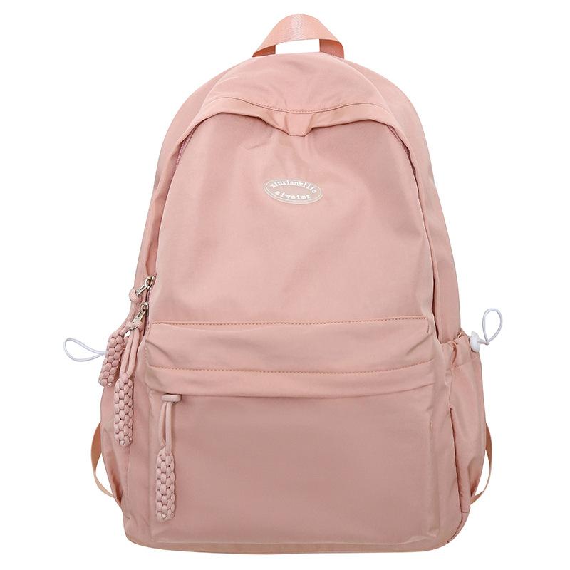 Schoolbag School Bag Elementary School Girls Junior High School Students High School Students College Boys Backpack Wholesale Alphabet Backpack