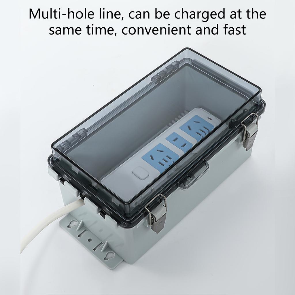 Waterproof Designs Junctions Box Outdoor Electrical Enclosures With Lock and Mounting Accessories Garden Supplies