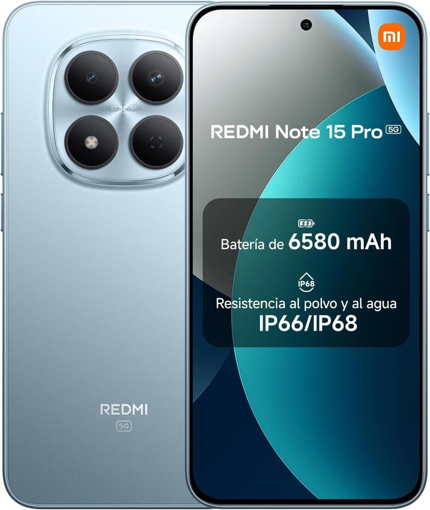 Xiaomi Redmi Note 15 Pro 5G - Черный/Серый/Синий/Фиолетовый