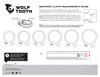 Подседельный штырь Wolf Tooth Wolf Tooth, черный, 29,8 мм