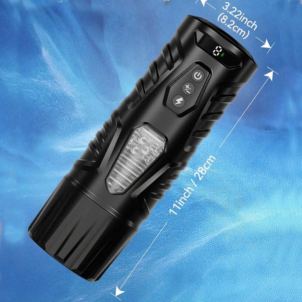 Электрический насос для пениса с 7 режимами введения и 7 режимами вращения, карманная секс-машина с окном для визуального контроля Q Suction Base, мужской мастурбатор