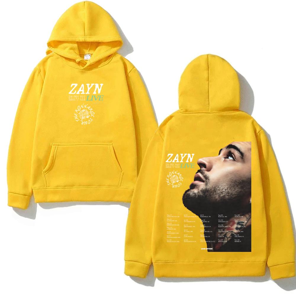 Худи Zayn Malik THE KONNAKOL TOUR 2026 Модный Эстетичный Худи Ретро Классический Мягкий Панк Удобный Худи с Капюшоном Флис