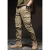 Мужские модные брюки с манжетами на резинке для активного отдыха - весна и осень, европейский/американский стиль