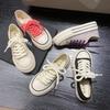Fashion 2025 Summer New Women's Fashion Casual Canvas Shoes Comfortable, Breathable, Thick Soled, Anti Slip Casual Shoes