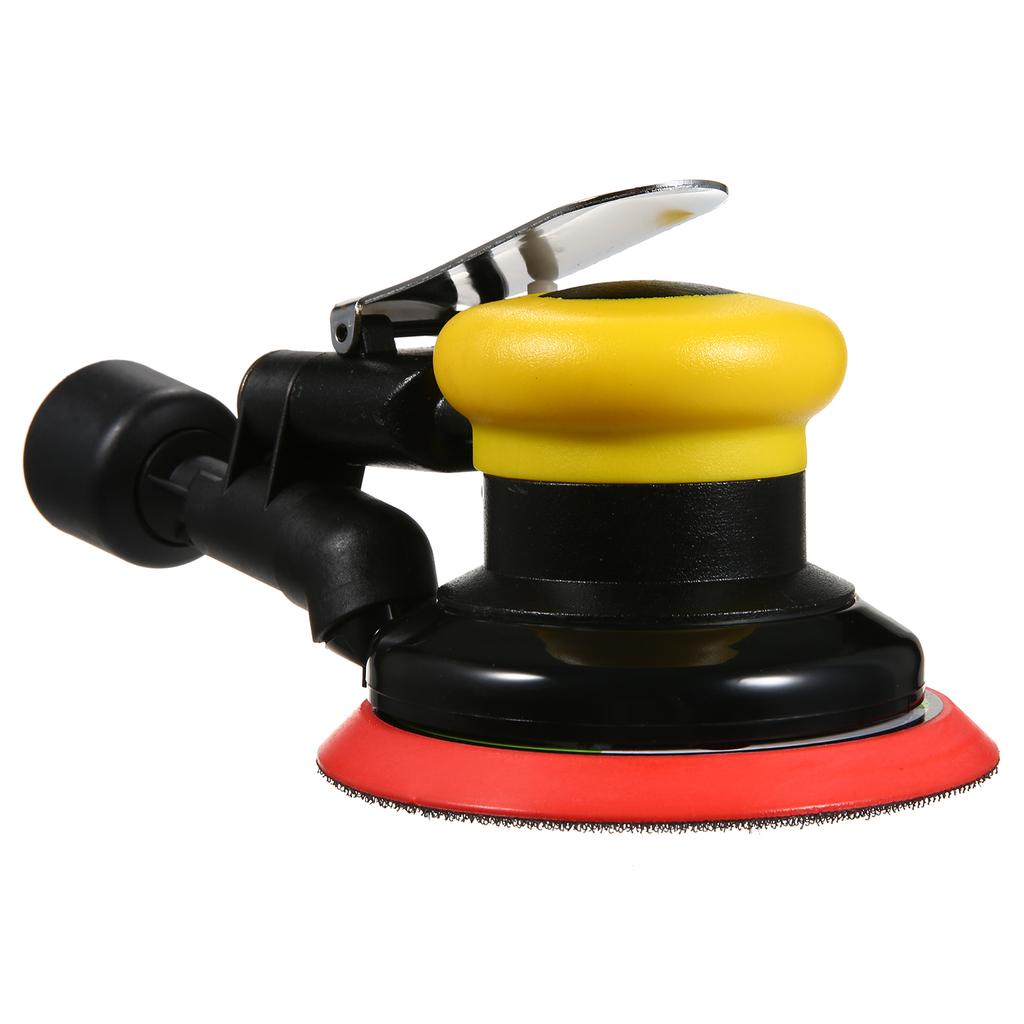 Air Random Orbital Sander 5'' Vacuum Air Sander Non-vacuum Pneumatic Sandpaper Polished Grinding