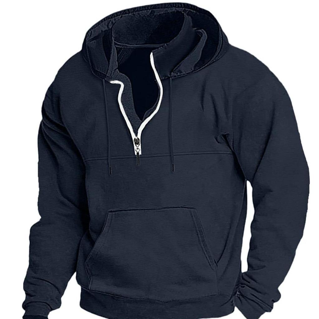 Новая толстовка с капюшоном, толстое повседневное пальто, мужская свободная толстовка с принтом