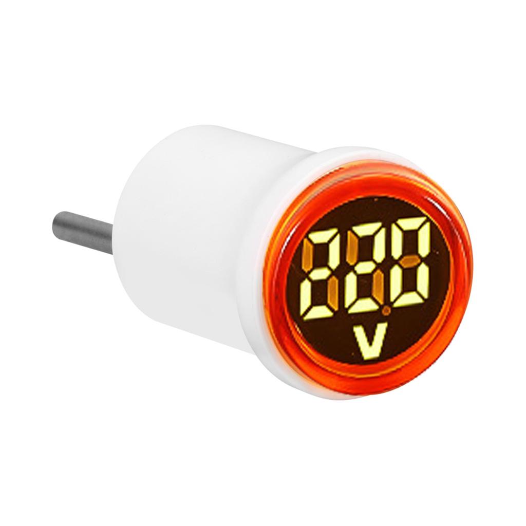 Круглый светодиодный дисплей цифровой вольтметр для переменного тока 230 В с европейской вилкой - несколько цветов