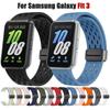Спортивный силиконовый ремешок для Samsung Galaxy Fit 3 Магнитная застежка Браслет для Galaxy Fit3 Умные часы Ремешок Наручный ремешок Аксессуары