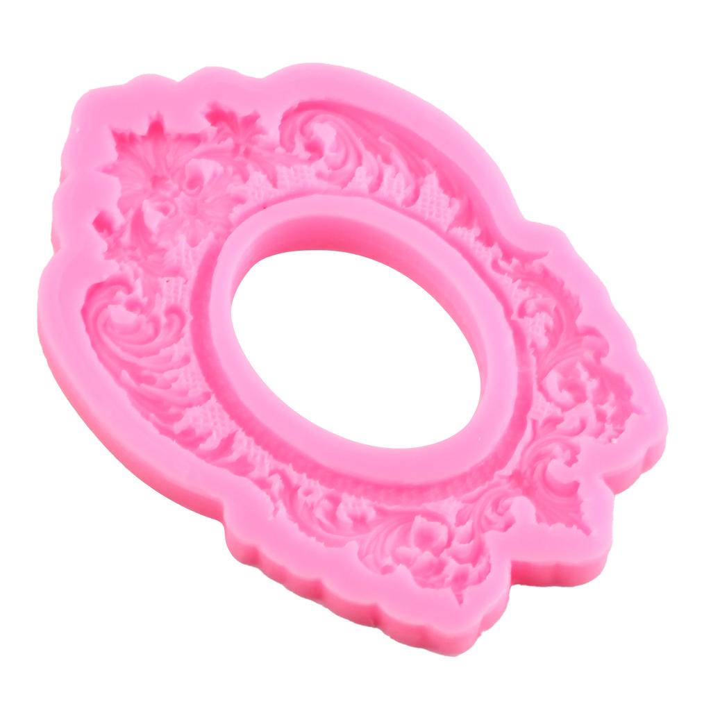 3D рамка для прокрутки в стиле барокко, силиконовые формы, сделай сам, рельефная граница для торта, инструменты для украшения торта из мастики, конфетная глина, формы для шоколадной мастики