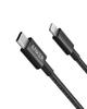 Anker Heavy Duty Nylon Lightning Cable MFi Certified USB PD Compatible with iPhone 14 13 12 SE USB-C & / / / (3rd Generation) (1.0m Black)